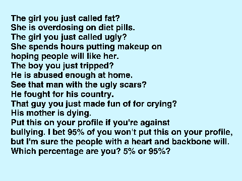 Bullying is a HUGE problem in the world and it stops now. remix remix remix