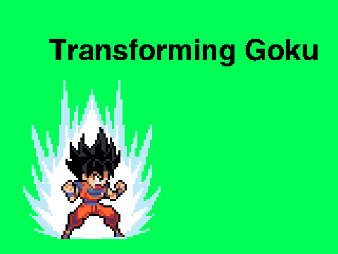 Transforming Goku