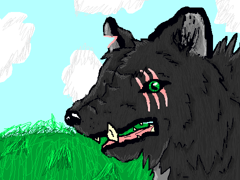 Wolf Coloring Contest- Wolfys' entry