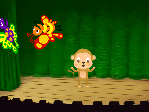 maid with flaxen hair monkey dance