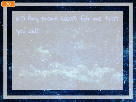 70 Random Questions