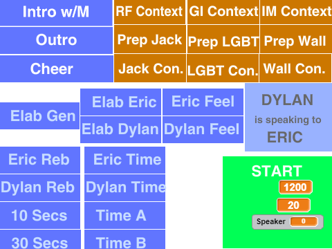 A Political Debate Sound Box for an IB DP FOA
