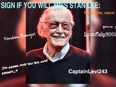 R.I.P Stan Lee... remix remix remix remix