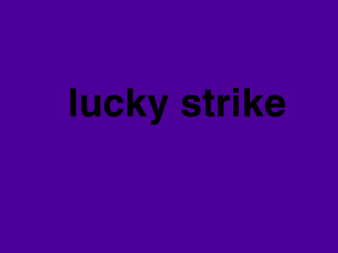 Lucky Strike-Maroon 5