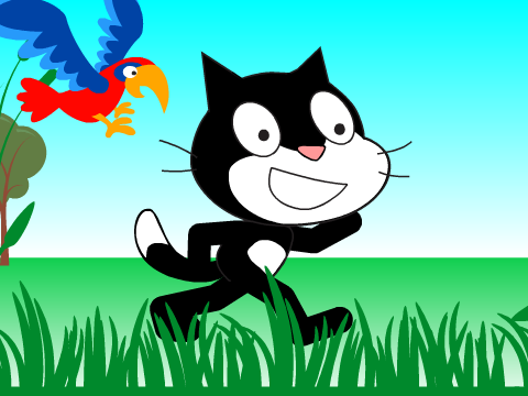 Full 16 Frame Scratch Cat Walk Cycle remix