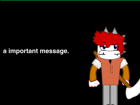 an important message.................
