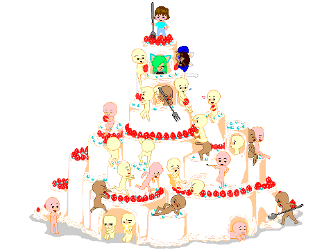 Add Yourself On A Giant Cake =3