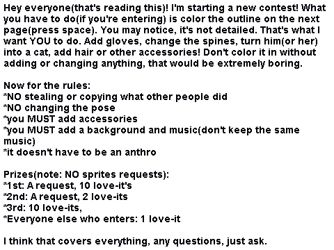 New Contest Time!!(read notes)