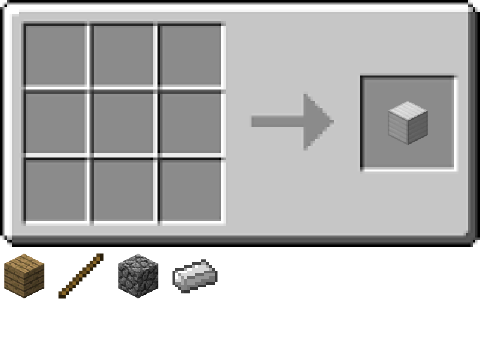 Minecraft crafting table v1.2-pre