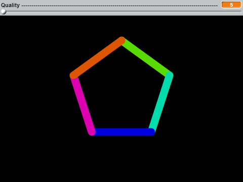 Color wheel (with lag protection and quality settings!)