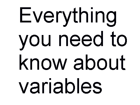 Variables Request