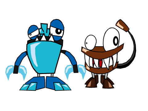 Slumbo and Jawg in Front View