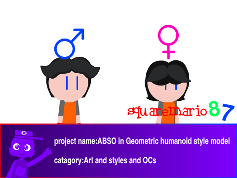 ABSO in Geometric humanoid style model