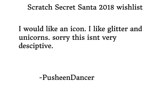 #ScratchSecretSanta2018