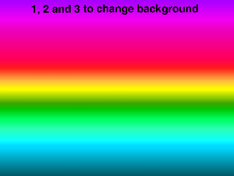 Multiple Color Background!