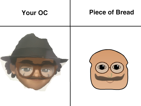Give Me Your OC and I'll Turn It Into Bread remix remix