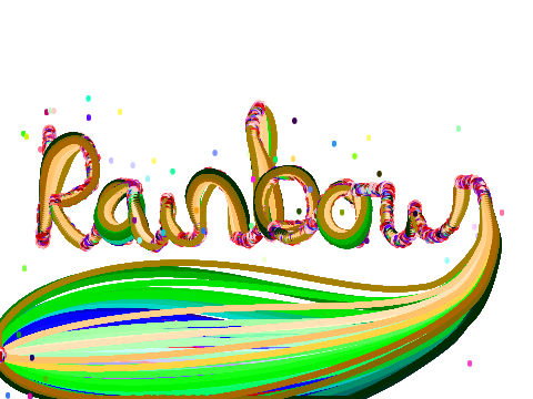 Rainbow colour painter