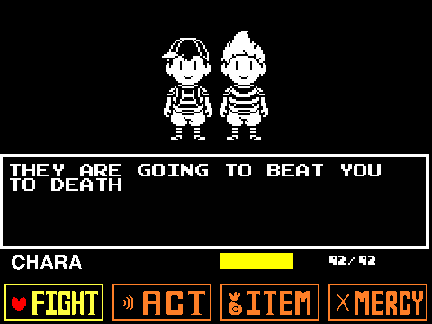 Undertale Ness and Lucas Battle
