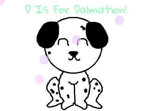 ABC Animals Art Collab- D is for Dalmation