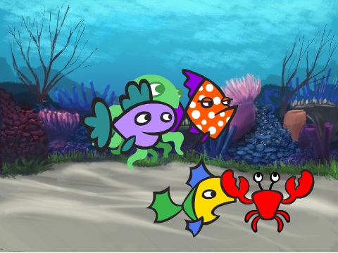 virtual fish tank