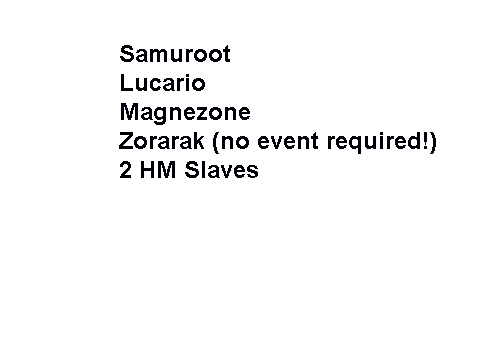 MY TEAM FOR POKEMON BLACK TOOOO