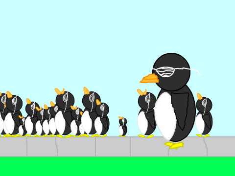Shopping Penguin