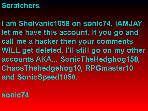 I AM NOT A HACKER!