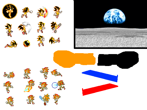 super sonic 18 vs super shadow 16 scene creator (1)