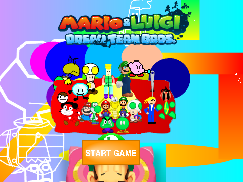 Add yourself on the title screen of Mario and Luigi: Dream Team! remix remix remix