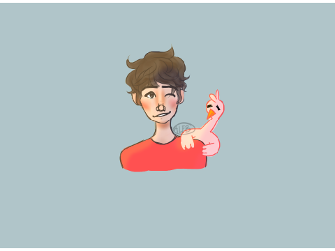 lil doodle of albert bc hes gr8