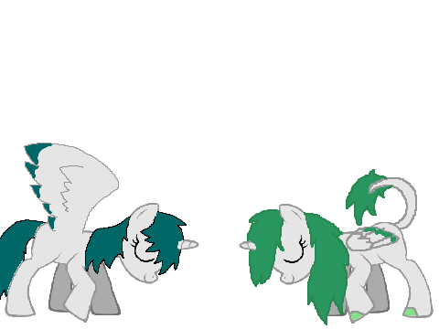 i made this out of BORDOM kirin & alicorn