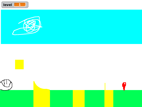 get bob to the red. dont touch yellow.