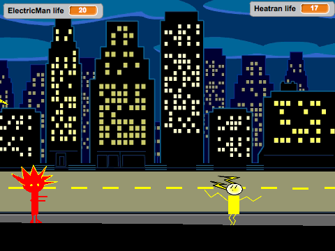  Electric man v.s Heatran