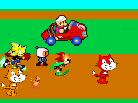 Add yourself racing ScratchU8 remix