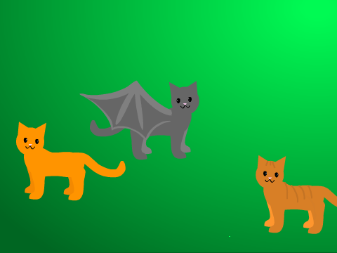Random Flying Cat