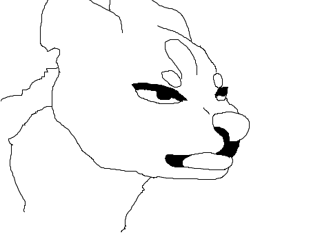 eyeliner doggo