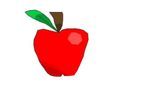 Random weird/bad apple drawing