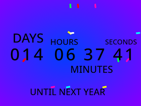 Days until next year (2023)