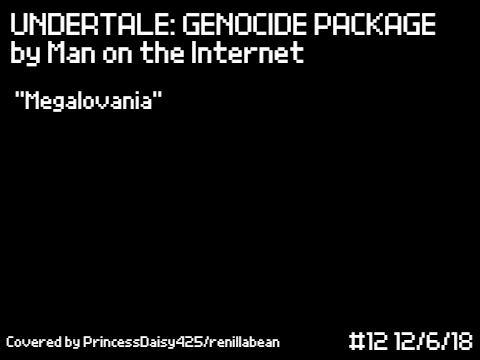 UNDERTALE: GENOCIDE PACKAGE COVER | Megalovania