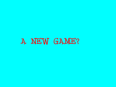 Trailer for a new game