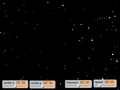 Starfield Animation Test