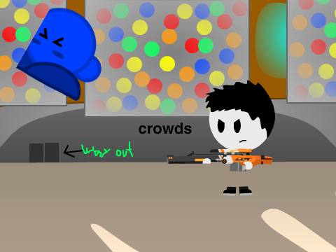 Add yourself fighting in an arena!!!! remix remix remix remix remixx