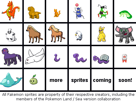 Fakemon collection 1