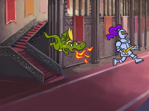 dragon look out