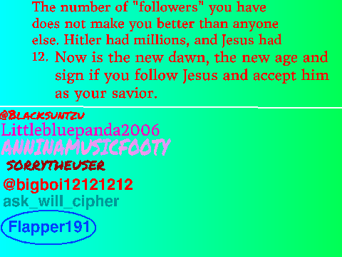 Jesus's 12 Followers~ REMIX THIS! remix remix remix remix remix remix