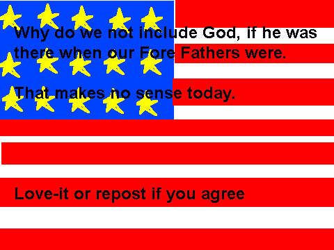 Why is God not in our govenorment anymore!