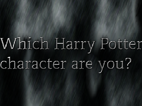 Which Harry Potter character are you?