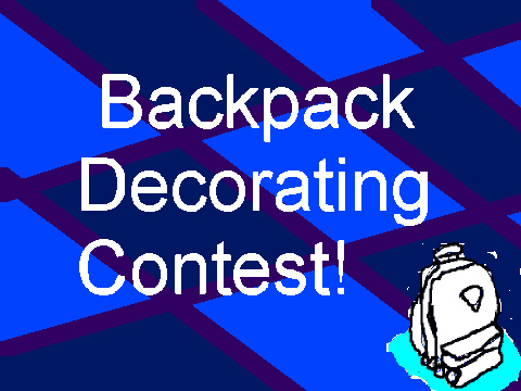 backpackdecorating contest