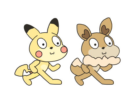 Pikachu & Eevee