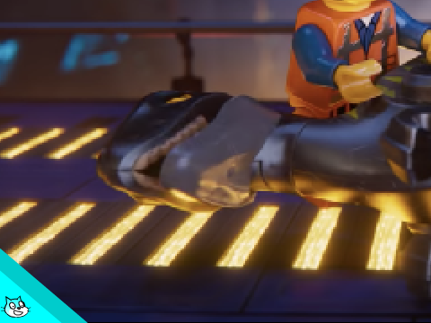 Emmet is making a raptor cold and stuff